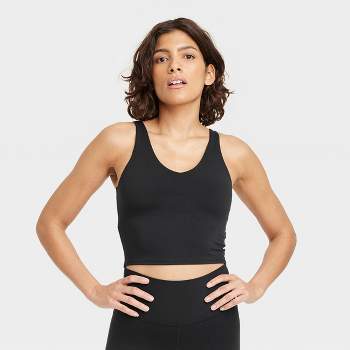 Women's Everyday Soft Light Support Strappy Sports Bra - All In Motion™  Cream Xxl : Target