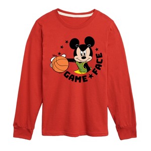 Boys' - Disney - Game Face Basketball Long Sleeve Graphic T-Shirt - 1 of 4