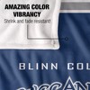 Blinn College Primary Logo Silky Touch Blanket White 50x60 - 4 of 4