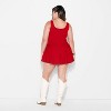 Women's Game Day Lace Drop Waist Mini Skater Dress - Wild Fable™ - 3 of 3