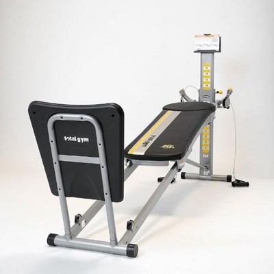 Total Gym FIT Ultimate Workout Machine, Home Gym Fitness, Full Body Strength Training Equipment with 100+ Exercises and 15 Resistance Levels, Yellow