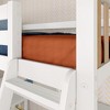 Scandinavian Twin Loft Bed with Wraparound Desk & Shelves - 4 of 4
