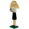 Northlight 14" Black and White Wooden Teacher Christmas Nutcracker - 4 of 4