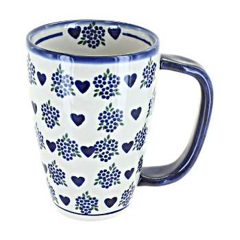 Blue Rose Polish Pottery A40 Andy Large Coffee Mug