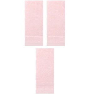 REGALWOVEN 3 Pack Solid Striped Soft Absorbent Bathroom Hand Towels for Hand, Face 14" x 30" - 1 of 4