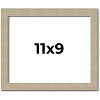 PosterPalooza | 11x9 Thin Barnwood Picture Frame, UV Acrylic, 2 Finishes - Grey and Black - 2 of 4