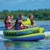 O'Brien 2211555 Sombrero Party Series Inflatable 4 Person 88 Inch Water Sports Towable Tube for Boating with Quick Connect Tow Hook - image 4 of 4