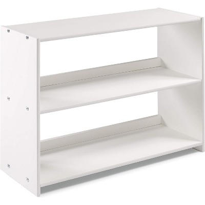 Donco LOUVER LOW LOFT BOOKCASE WHITE