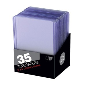 Ultra PRO 3" x 4" Clear Regular Toploaders (35ct) for Standard Size Cards - 1 of 1