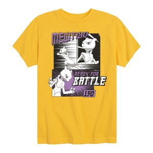 Boys' - Pokémon - Mewtwo Ready for Battle Short Sleeve Graphic T-Shirt - 1 of 4