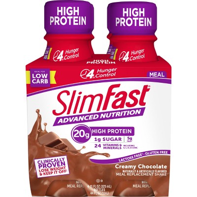 Slimfast Advanced Nutrition High Protein Meal Replacement Shakes ...