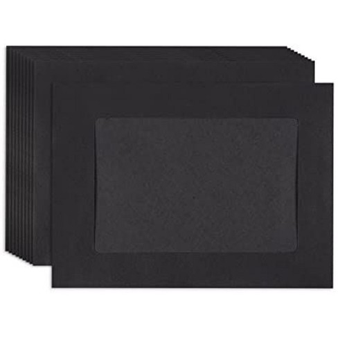 400 Pieces Paper Photo Frames 4 x 6 Inch Black Bulk Cardboard Picture  Frames Pic