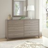 Somerset 6 Drawer Dresser in Gray - Bush Furniture: Mid-Century Style, Ample Storage Space - 2 of 4