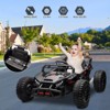 24V Electric UTV, Ride On Toys for Kids, 2x130W Electric Car with Remote Control, 4 Shock Absorbers, LED Lights, Music - image 4 of 4