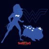 Men's DC League of Super-Pets Wonder Woman and PB Silhouette T-Shirt - 2 of 4