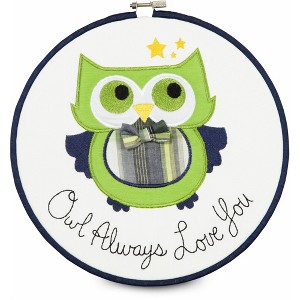 Pavilion Gift Company - Grasshopper - Owl Always Love You 9.5" Wall Covering - Wall Sign Panels - 1 of 3
