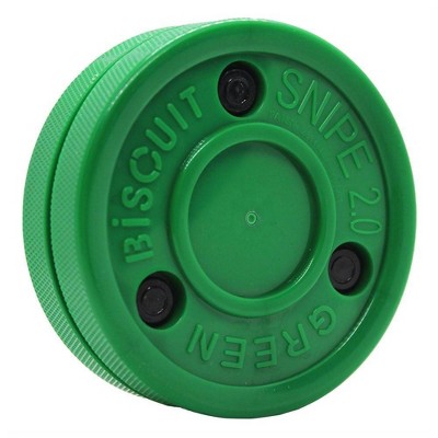 Green Biscuit Snipe Sports Pucks - 2pk