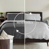Cariloha Sateen Color Block Duvet Cover - 3 of 4