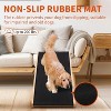 Docred Dog Ramp, Adjustable Height Wooden Folding Portable Pet Ramp for Bed, Couch,SUV-High Traction,for Small Large Old Dogs Cats - 4 of 4