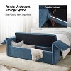Rafael Storage Bench With Ample Storage Space | ARTFUL LIVING DESIGN-Navy - 3 of 4