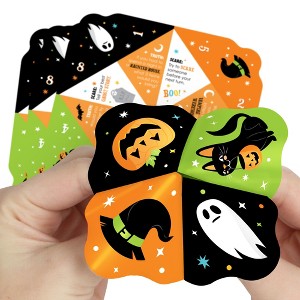 Big Dot of Happiness Jack-O'-Lantern Halloween - Kids Halloween Party Cootie Catcher Game - Birthday Goodie Bag Filler - Truth or Dare Fortune Tellers - 1 of 4