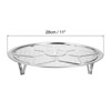 Unique Bargains Stainless Steel Heat Resistant Rust Resistant Steamer Rack with Stand - 2 of 4