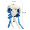Unique Bargains Wedding Flowers Greenery Handmade Artificial Bridal Bouquets 1 Pc - 2 of 4