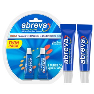 Abreva Docosanol 10% Cream Cold Sore/Fever Blister Treatment Tube - 1 of 4