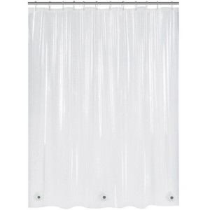 Aoibox Waterproof Clear PEVA Shower Curtain Liner with Magnets and Rustproof Grommets for Bathroom, Lightweight and Easy to Clean - 1 of 4