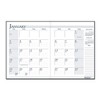 Recycled Ruled 14-Month Planner with Leatherette Cover, 10 x 7, Black Cover, 14-Month: Dec 2024 to Jan 2026 - 2 of 4