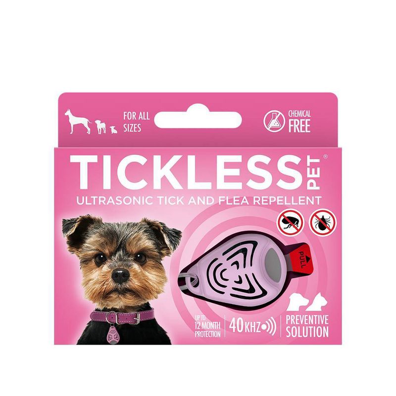 Tickless Natural Flea &#38; Tick Repellent for All Dog Sizes - Pink, 1 of 5