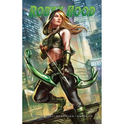 Robyn Hood: Battle Scars - by  Joe Brusha & Pangburn (Paperback)