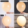 PartyWoo Balloons Nude Boho Apricot Beige 18 12 10 5 Inch 140 pcs - 3 of 4