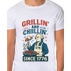 Fourth Of July Men's Grillin' and Chillin' Since 1776 Funny T-Shirt - 4 of 4