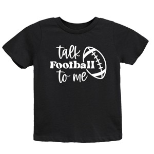 The Juniper Shop Talk Football To Me Ball Youth Short Sleeve Tee - 1 of 4