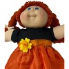 Doll Clothes Superstore Handmade Doll Dress Halloween Colors Fits 14-15 Inch Cabbage Patch Kid Dolls - 3 of 4