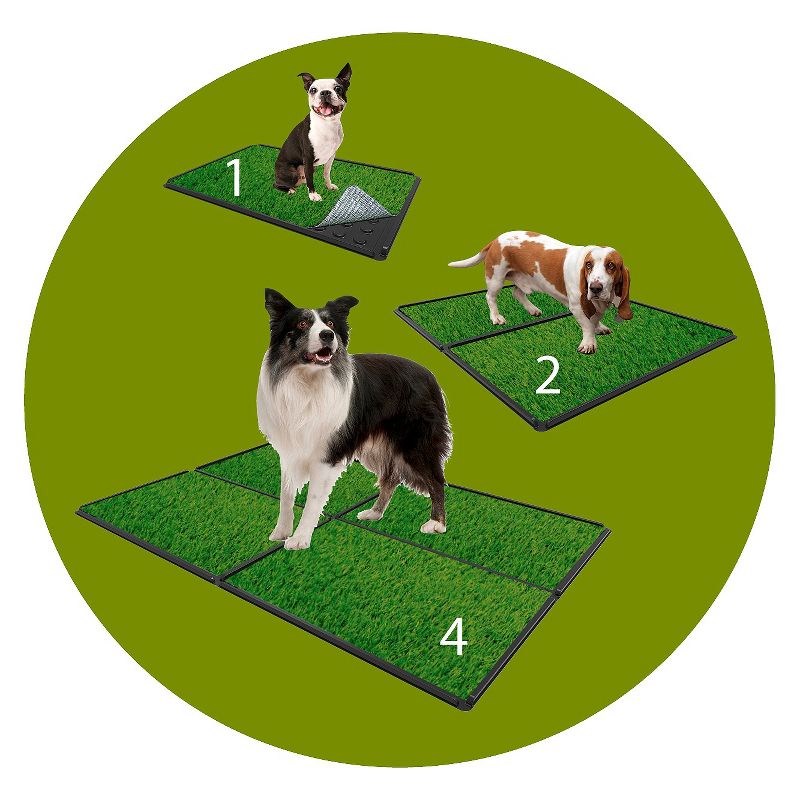 PoochPad Plus Indoor Turf Dog Potty - Green (16" x 24"), 2 of 3