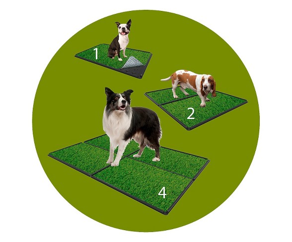 PoochPad Plus Indoor Turf Dog Potty - Green (16" x 24")