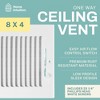 Air Vent Cover For Home Ceiling Or Wall, 1-way - 2 of 4