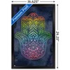 Trends International Brigid Ashwood - Rainbow Hamsa Framed Wall Poster Prints - 3 of 4