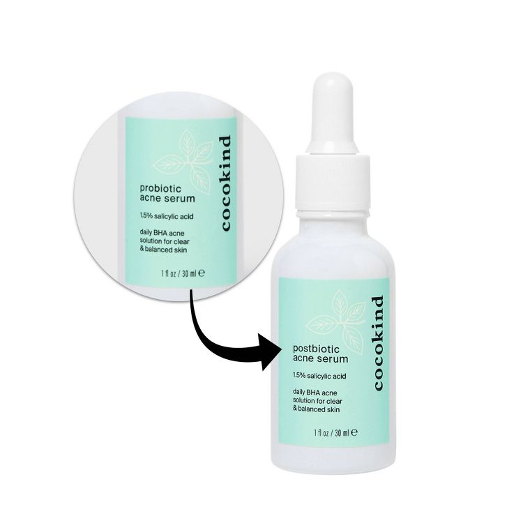 cocokind Postbiotic Acne Serum - 1 fl oz, 2 of 7