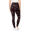 Woman Within Stretch-Cotton Knit Pull-On Printed Pocket Leggings - 3 of 3