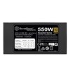 SilverStone Technology  550W ATX PSU, 45A +12V, Silent 120mm Fan, 80 Plus Gold, Fixed Flat Cables, 2x 8/6-pin PCI-E - image 3 of 4