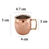 J&V TEXTILES 4-Pack Moscow Mule Set (2 oz)-Perfect Gift! - 4 of 4