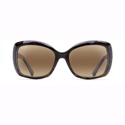 Maui Jim Orchid Fashion Sunglasses - Bronze lenses with Brown frame
