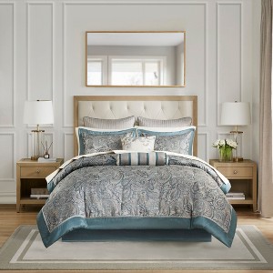 NicBex 12PCS Comforter Set with Cotton Sheets,Soft Fitted Sheet & Duvet Cover,Bedding Set for Cozy Sleep,Queen/King/Cal King/Full - 1 of 4