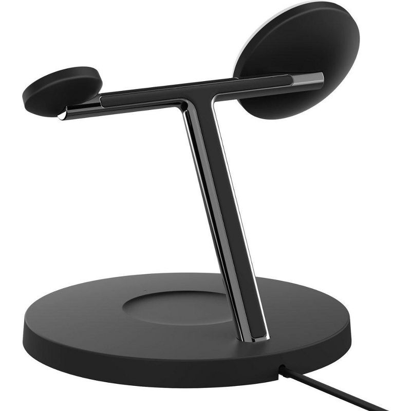 Belkin BOOSTCHARGE PRO 3-in-1 Wireless Charging Stand with MagSafe - Black (Certified Refurbished), 3 of 5