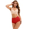 INSPIRE CHIC Women's High Waist Tummy Control Underwear Briefs Flatten Panties - 4 of 4