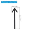 Unique Bargains Acrylic Self-Adhesive Decor Business Indoor Outdoor Arrow Sign 2 Pcs - 2 of 4