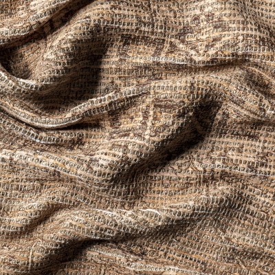 Olive and Beige Synthetic Medallion Tassel Area Rug, 4' x 6'